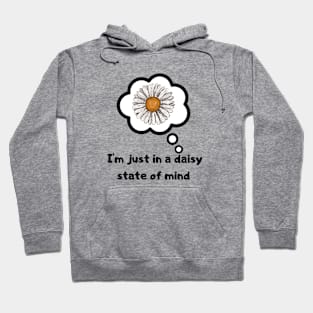 Daisies Flora Positive Vintage Retro Minimalist Hoodie